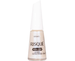 Esmalte Cintilante Risqué 8ml Livre P/brilhar Lá Vem Outra Pérola Sm 