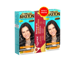 Kit Tintura+cr Trat Maxton/novex 2.0 Preto Natural + Cr Recup. Queratina 