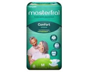 Fralda Geriátrica Masterfral C/8 Confort M 