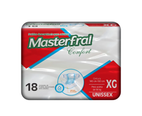 Fralda Geriátrica Masterfral C/18 Confort Xg 