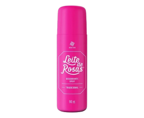 Desodorante Spray Leite De Rosas 90ml Tradicional 