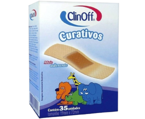 Curativo Tradicional Clin Off C/35 Transparente 