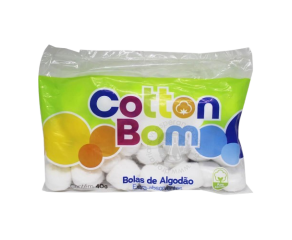 Algodão Em Bola Cotton Bom 40g Branco 