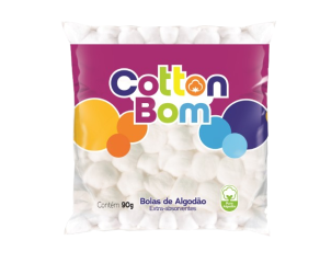 Algodão Em Bola Cotton Bom 90g Branco 