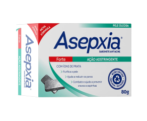 Sabonete Em Barra Anti-acne Asepxia 85g Forte 
