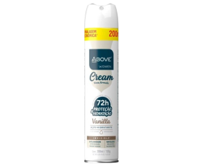 Desodorante Aerosol Above 200ml Fem Cream Vanilla 