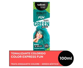 Tintura Semi Permanente Color Express 100ml Fun Green Místico 