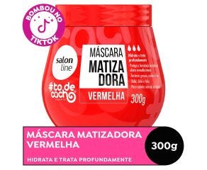 Creme Tratamento Salon Line 300g To De Cacho Matizadora Vermelha 