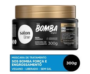 Creme Tratamento Salon Line 300g Bomba Força E Engrossamento 