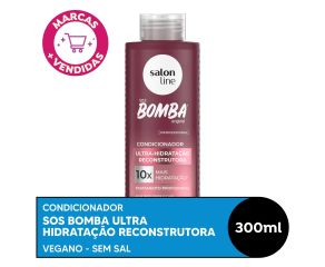 Condicionador Uso Diário Salon Line 300ml Bomba Hidratação Reconstrutora 