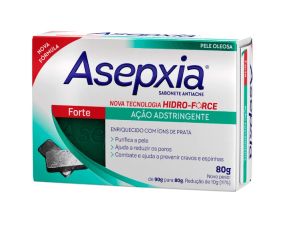 Sabonete Em Barra Anti-acne Asepxia 85g Forte 