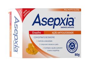 Sabonete Em Barra Anti-acne Asepxia 80g Enxofre 