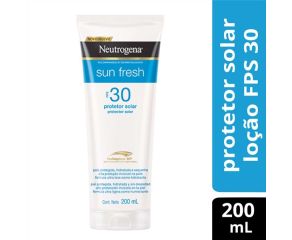 Protetor Solar Loção Neutrogena 200ml Fps30 Fresh 