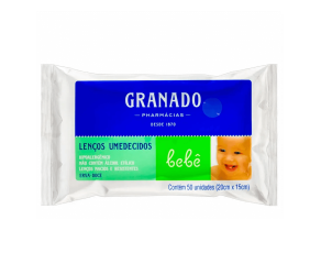 Lenço Umedecido Refil Granado C/50 Erva Doce 