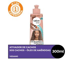 Ativador Cachos Salon Line 300ml +leves 