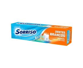 Creme Dental Tradicional Sorriso 50g Dentes Brancos Com Fluor 