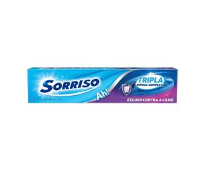 Creme Dental Tradicional Sorriso 70g Limpeza Completa 