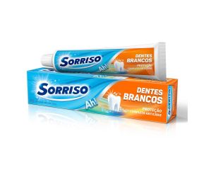 Creme Dental Tradicional Sorriso 90g Dentes Brancos Com Fluor 