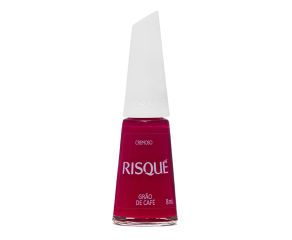 Esmalte Cremoso Risqué 8ml Grao Cafe 