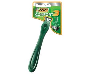 Aparelho Barbear Bic Comfort3 Pele Sensível 