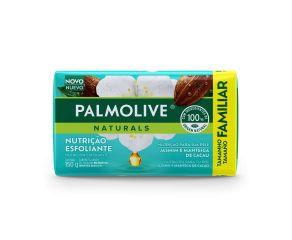 Sabonete Em Barra Uso Diário Palmolive 150g Esfoliação Delicada Jasmim 