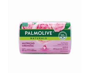Sabonete Em Barra Uso Diário Palmolive 85g Leite E Rosas 