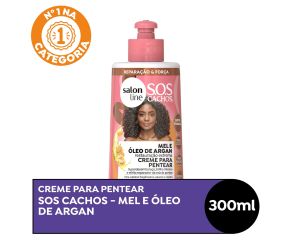 Creme Para Pentear Salon Line 300ml Sos Mel Intenso 