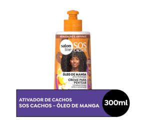 Creme Para Pentear Salon Line 300ml Sos Oleo Manga 