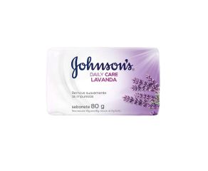 Sabonete Em Barra Uso Diário Johnson Johnson 80g Lavanda 