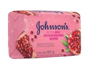 Sabonete Em Barra Uso Diário Johnson Johnson 80g Romã 