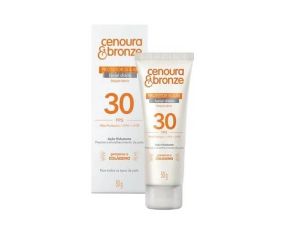 Protetor Solar Facial Cenoura E Bronze 50g Fps30 