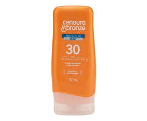 Protetor Solar Loção Cenoura E Bronze 110ml Fps30 
