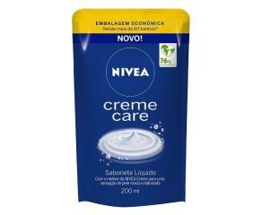 Sabonete Líquido Uso Diário Nivea 200ml Creme Care Refil 
