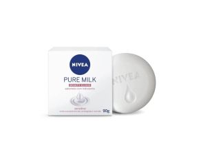 Sabonete Em Barra Uso Diário Nivea 90g Beauty Elixir Sensitive 