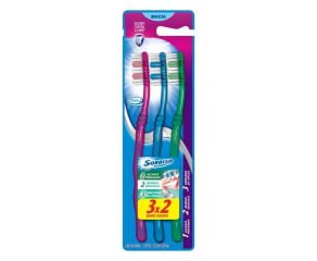Escova Dental Macia Sorriso C/3 Tripla L3p2 Pc