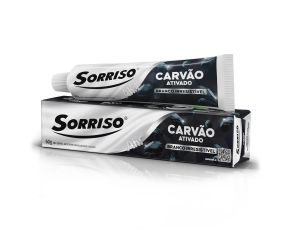 Creme Dental Tradicional Sorriso 60g Carvão 