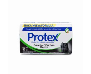 Sabonete Em Barra Bactericida Protex 85g Carvão Detox 