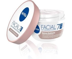 Creme Facial Hidratante Nivea 100g Beleza Radiante Uniformizador 7em1 