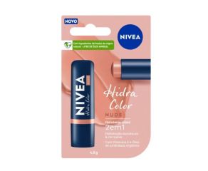 Protetor Labial Hidratante Nivea 4,8g Hidra Color Nude 