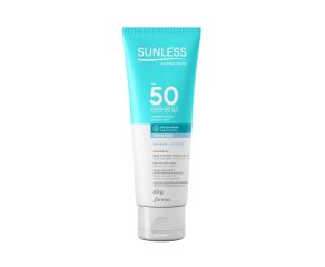 Protetor Solar Facial Sunless 60g Fps50 Uv Sem Cor 