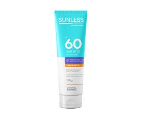 Protetor Solar Corporal Sunless 120g Fps60 Filtro Uv 