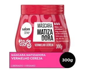 Creme Tratamento Salon Line 300g Tdc Matizador Vermelho Cereja 