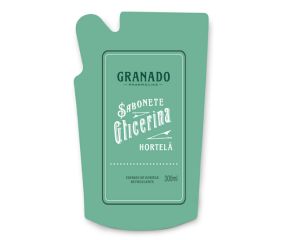 Sabonete Líquido Refil Granado 300ml Glicerina Hortelã 