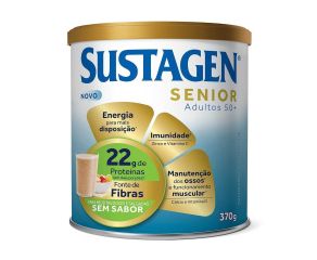 Suplemento Alimentar Lata Sustagen 370g Senior Adultos 50+ Sem Sabor 