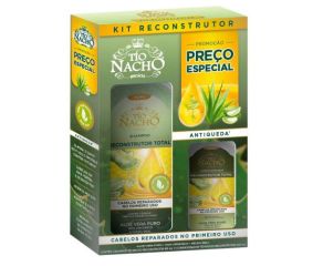 Kit Tratamento Tio Nacho 415ml + 200ml Reconstrução 