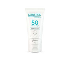 Protetor Solar Facial Sunless 35g Gel Translúcido Fps50 Uv 