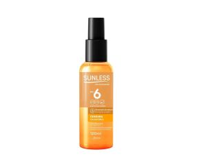 Protetor Solar Óleo Sunless 120ml Bronzeador Fps6 C/uv Cenoura 