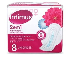 Absorvente Com Abas Intimus Gel C/8 2em1 