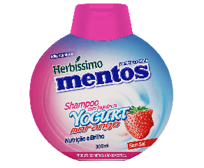 Shampoo Sem Sal Herbíssimo Mentos 300ml Yogurt Morango Unit