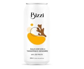 Água Com Gás Saborizada Bizzi 269ml Tangerina E Gengibre Unit